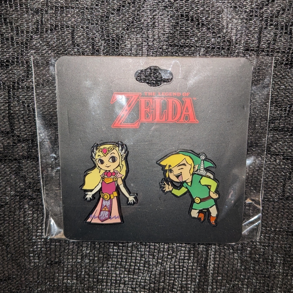 The Legend Of Zelda - Zelda & Link Enamel Pin Set